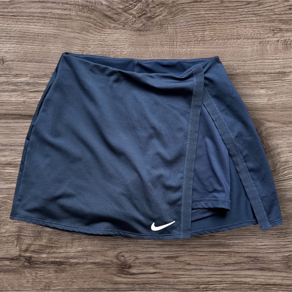 Nike Dri-FIT Navy Blue Tennis Skort Wrap Style XS